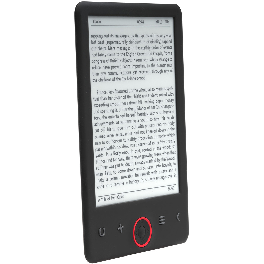 Ebook reader 6" E-Ink 4Gb 20h reading