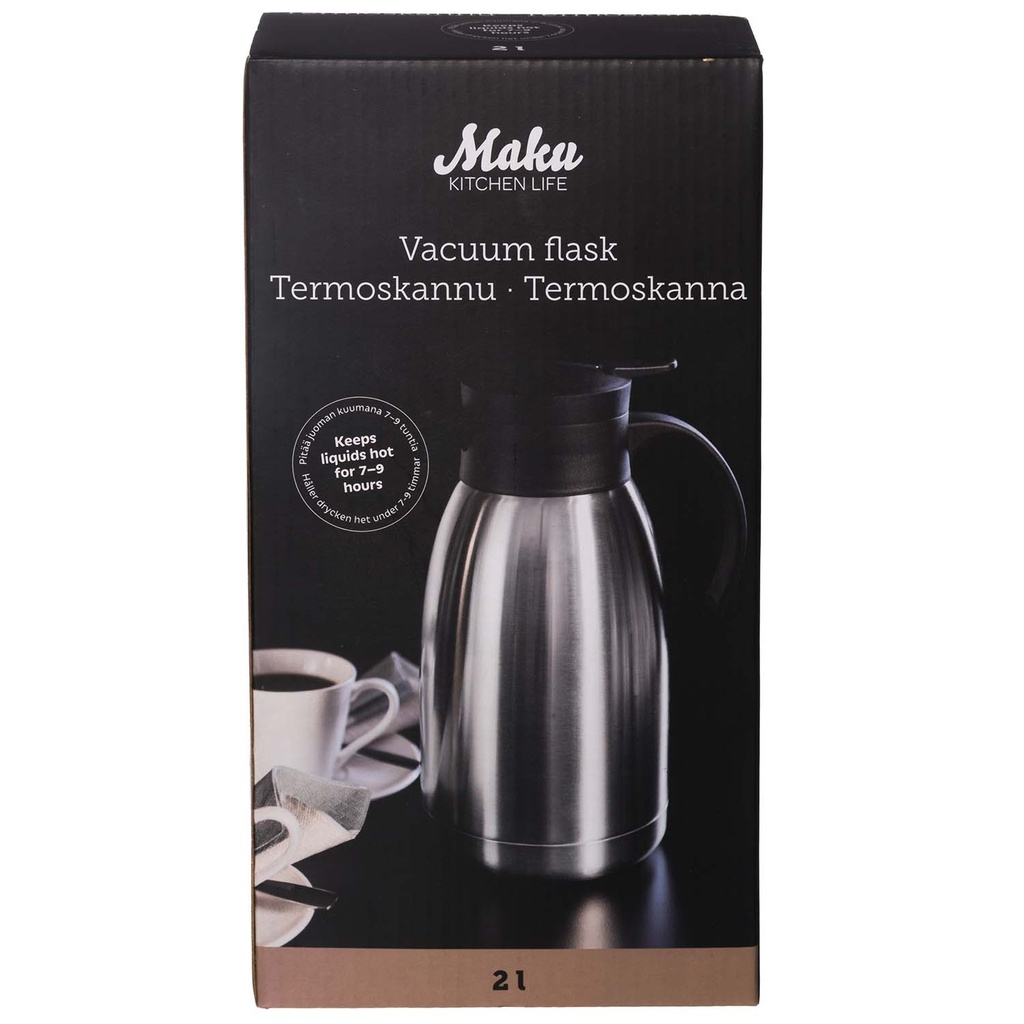 Termoskanna Stål 2,0 L