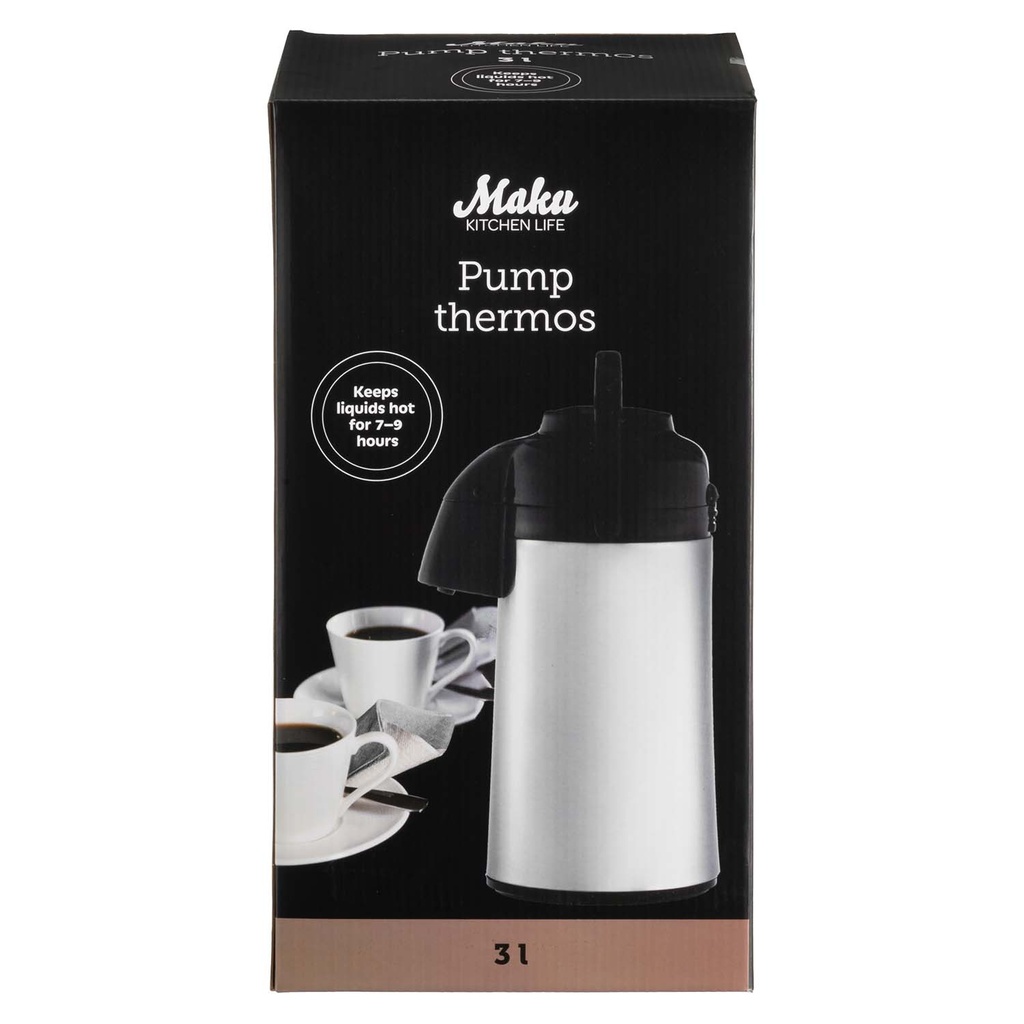 Pump Thermos steel 3 L