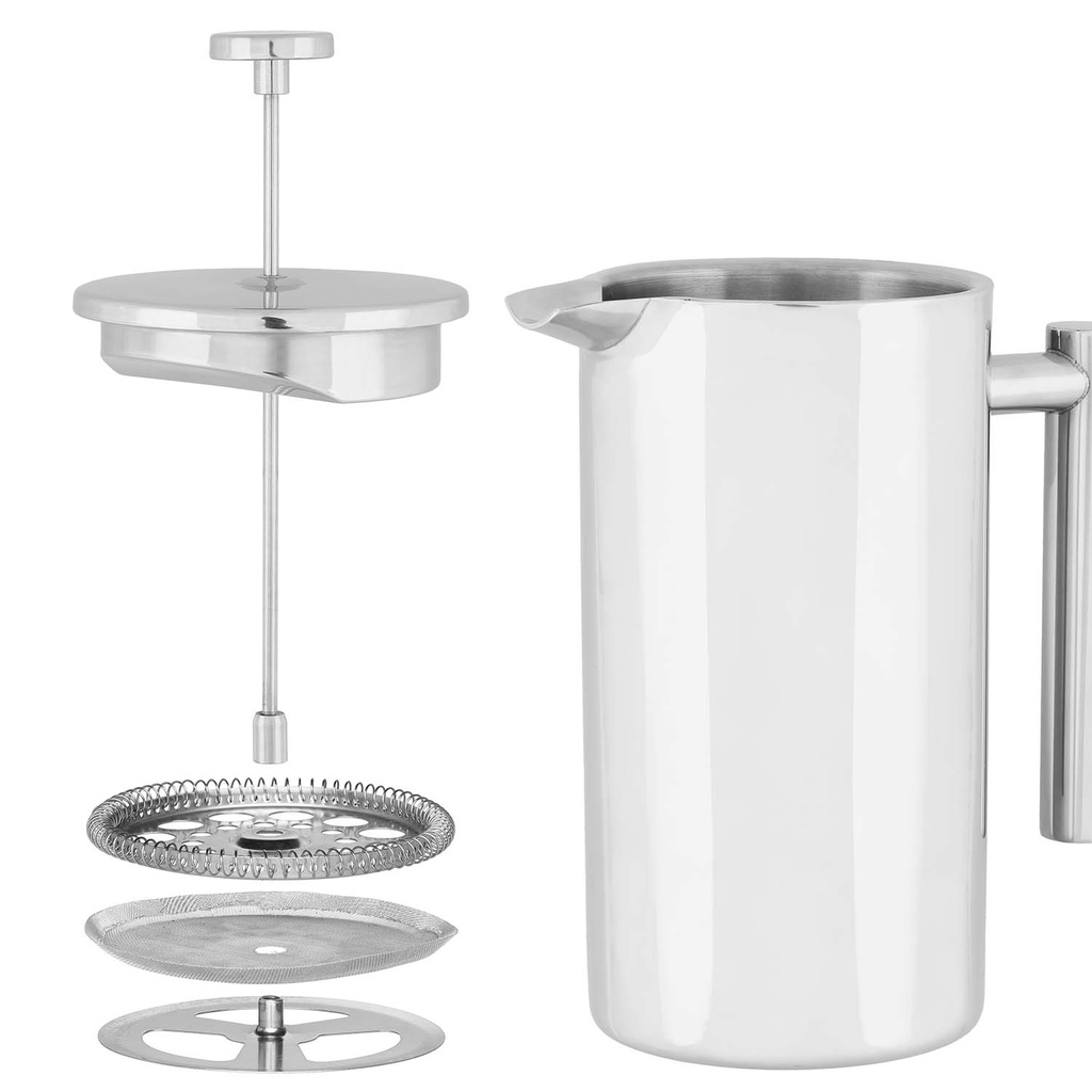 Gastro kaffepress, stål 1 L