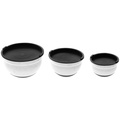 Bowl steel with lid 3 pcs