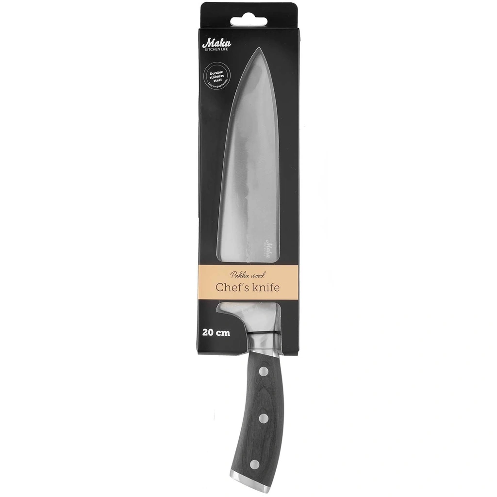 Kockkniv Pakka wood 20 cm