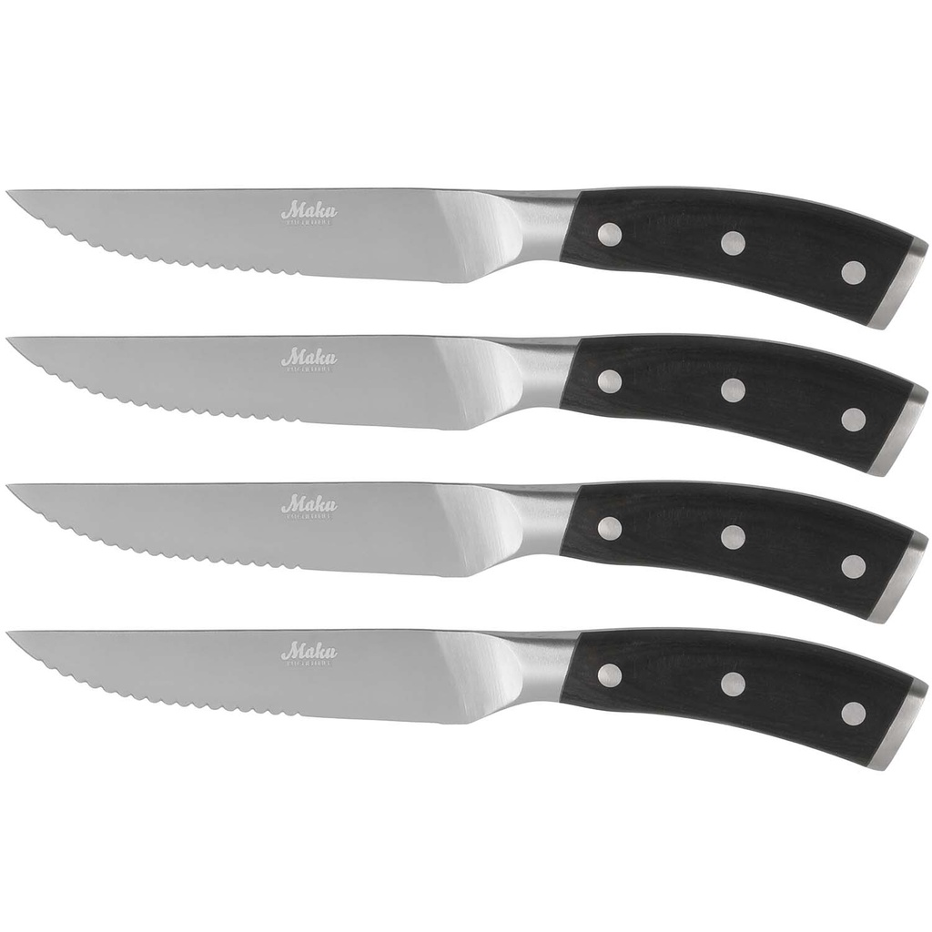 Steak/pizza knives Pakka wood 4 pcs