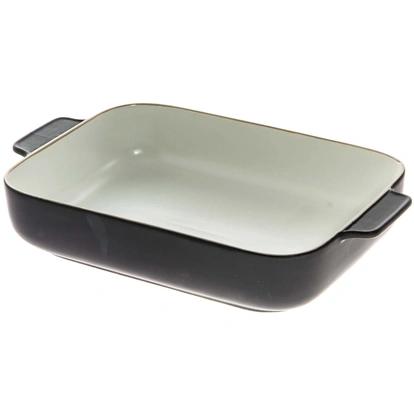 Oven casserole ceramic black 3 L 35x22 cm