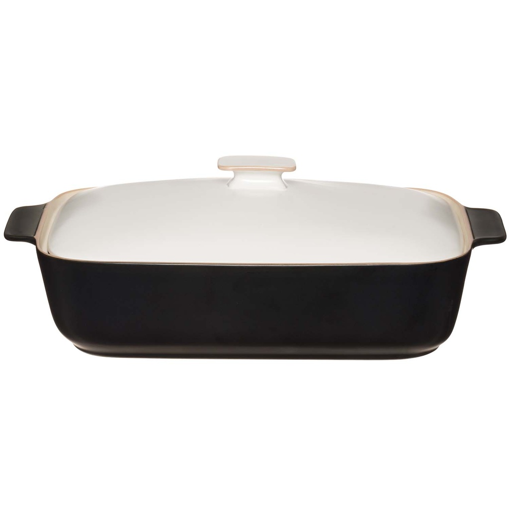 Oven casserole ceramic w/lid 3 L 36x21,5 cm