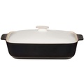 Oven casserole ceramic w/lid 3 L 36x21,5 cm
