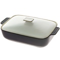 Oven casserole ceramic w/lid 3 L 36x21,5 cm
