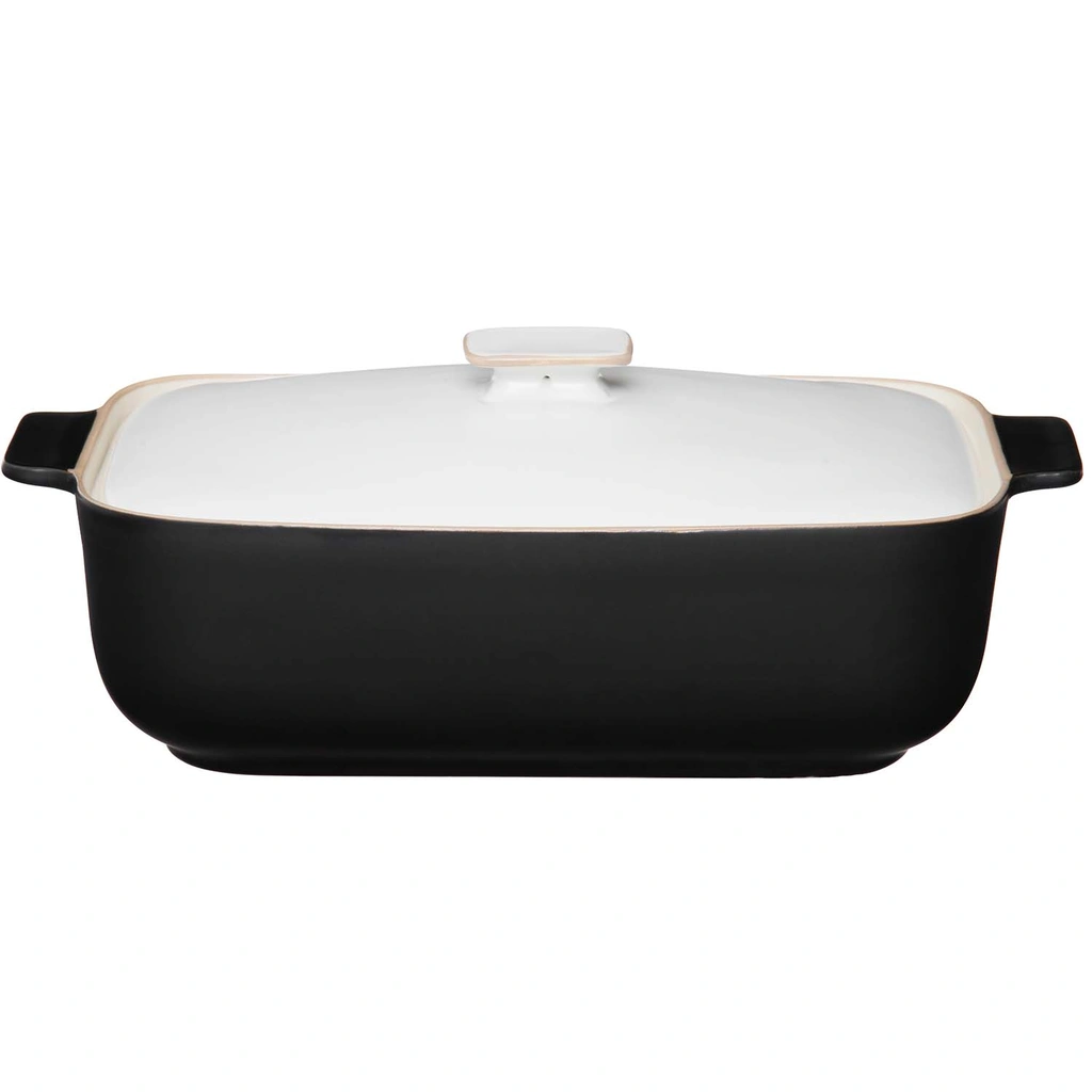 Ugnsform keramik med lock 2 L