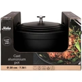 Kastrull med lock 7,4 L Gjuten Aluminium