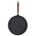 Pancake pan cast iron wooden handle