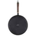Pancake pan cast iron wooden handle