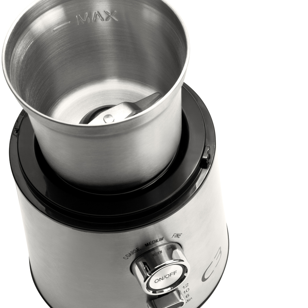 Coffee Grinder Design 85g 200W CG700 Brushed stainless steel