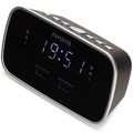 Klockradio Två alarm USB ladd-uttag Svart