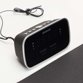 Klockradio Två alarm USB ladd-uttag Svart