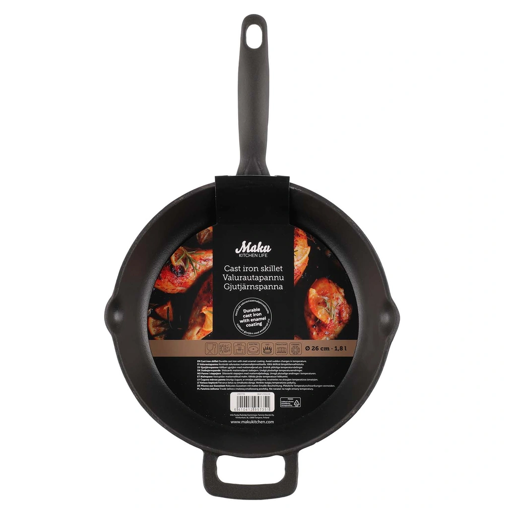 Cast iron skillet 26 cm