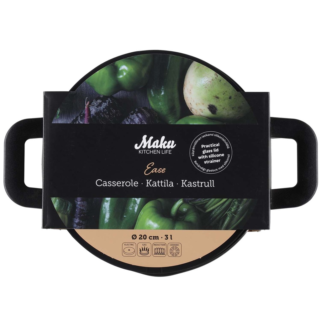 Ease casserole 3 L 20 cm