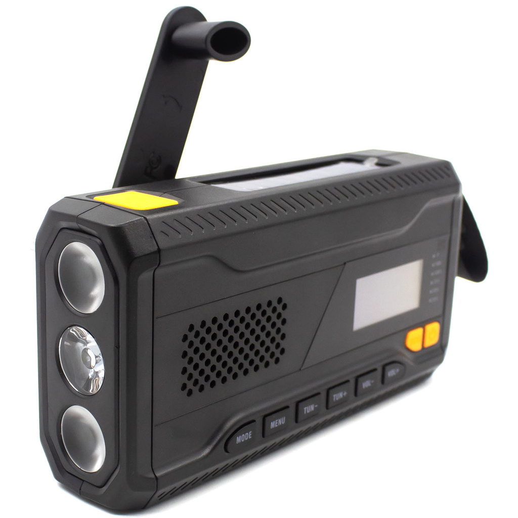 Crank Radio Digital Preset Radio Bluetooth SCD-2033 Black