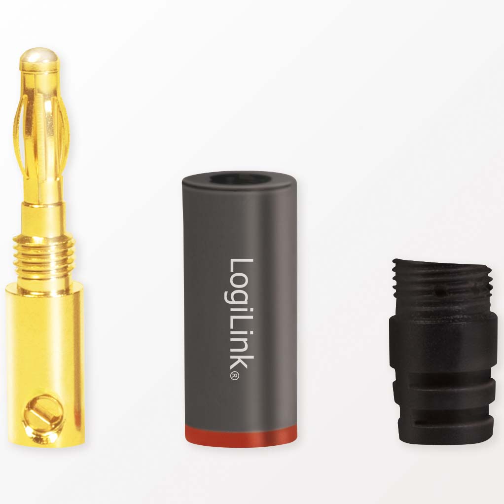 Banankontakter max 4 mm² högtalarkabel 4-pack