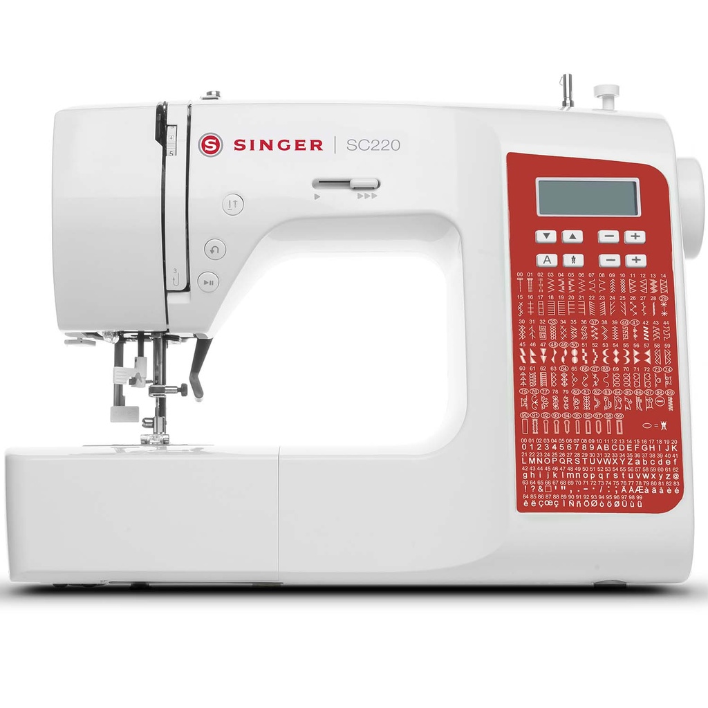 Symaskin SC220 RD 200st stygnprogram
