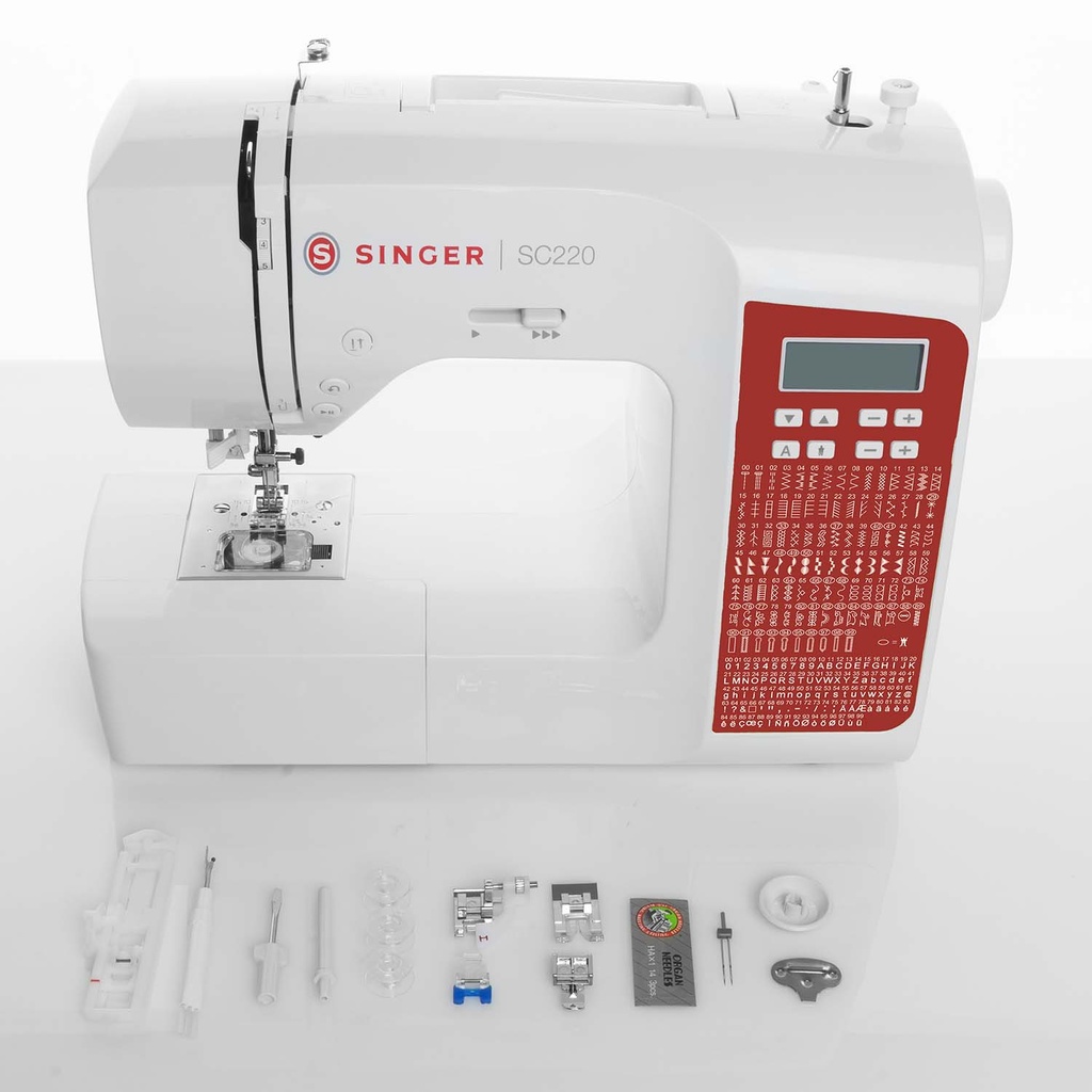 Symaskin SC220 RD 200st stygnprogram