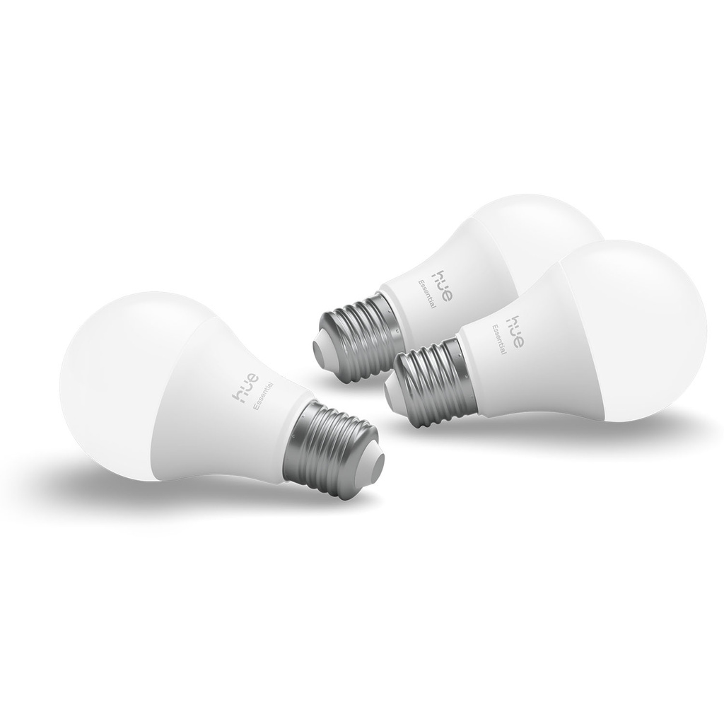 Essential White and color ambiance E27 60W 806lm 3-pack