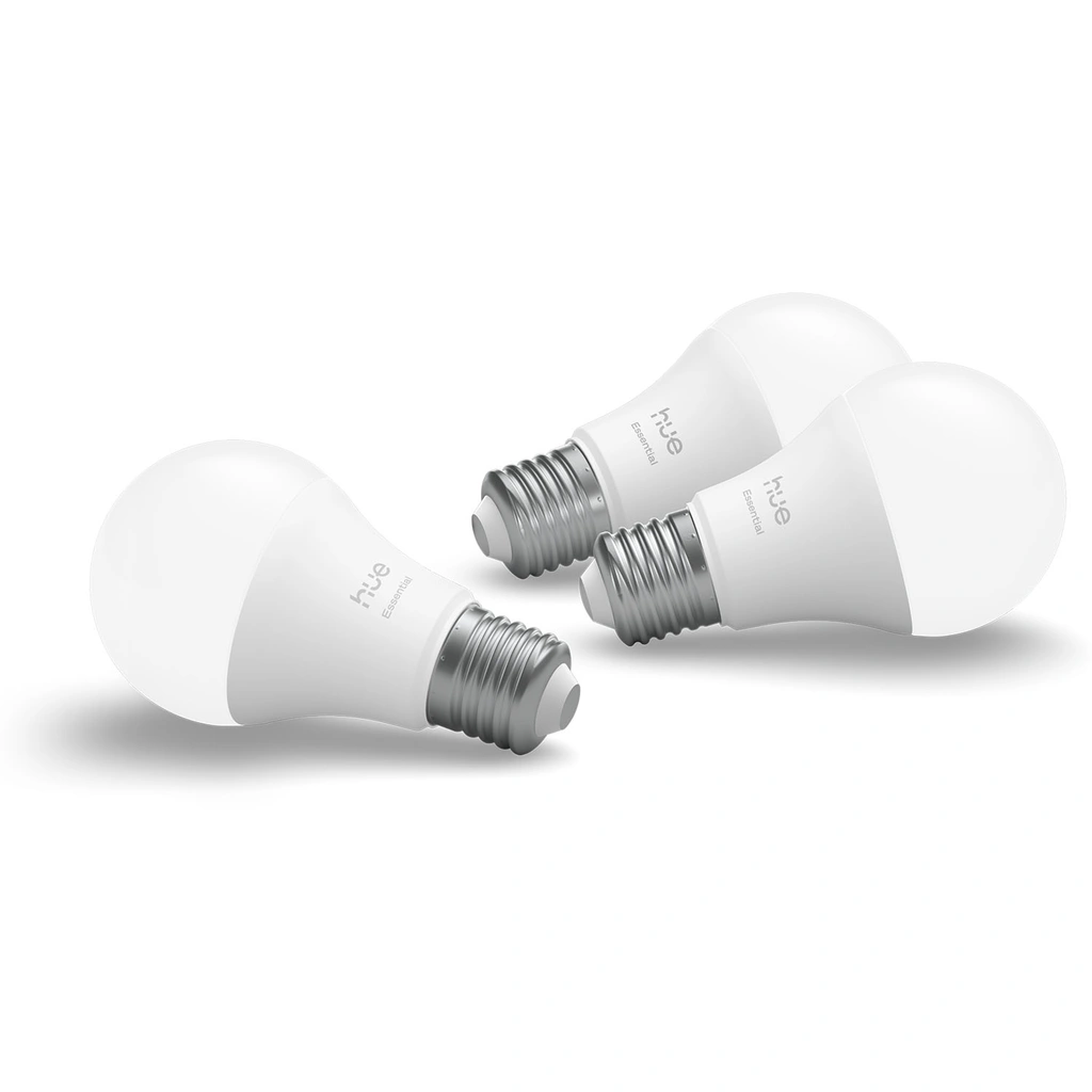 Essential White and color ambiance E27 60W 806lm 3-pack
