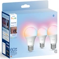 Essential White and color ambiance E27 60W 806lm 3-pack