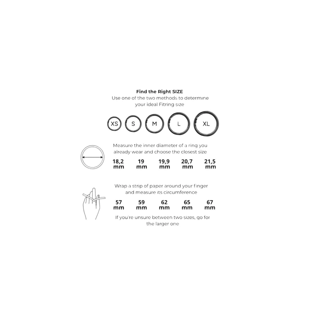 Fitring Smart Ring med Display L