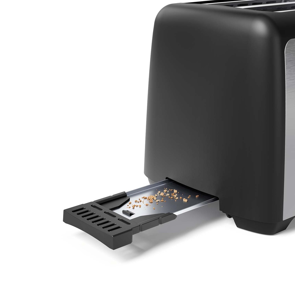 Toaster 2 slices 800W Stainless steel - BR-1058