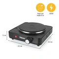 Hot plate single 1500W 18.5cm - KP-6151