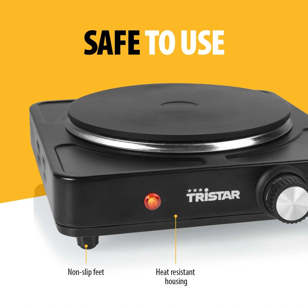 Hot plate single 1500W 18.5cm - KP-6151