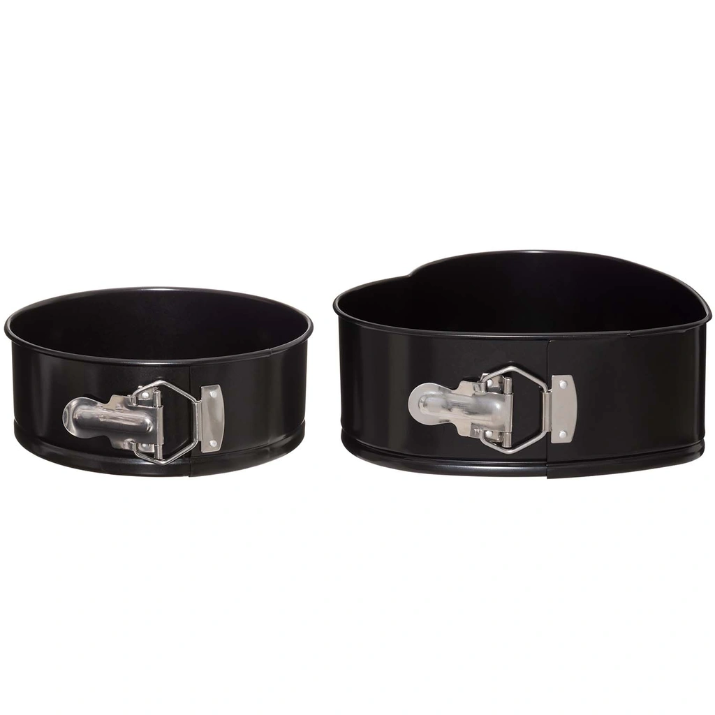 Springformar med löstagbar botten 2 st.