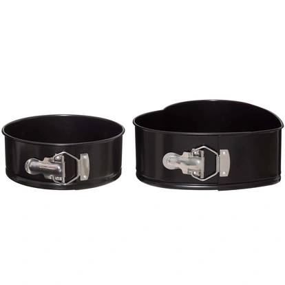 Springformar med löstagbar botten 2 st.