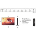 TV 43" 2K LED 43PFS5500/12 Svart
