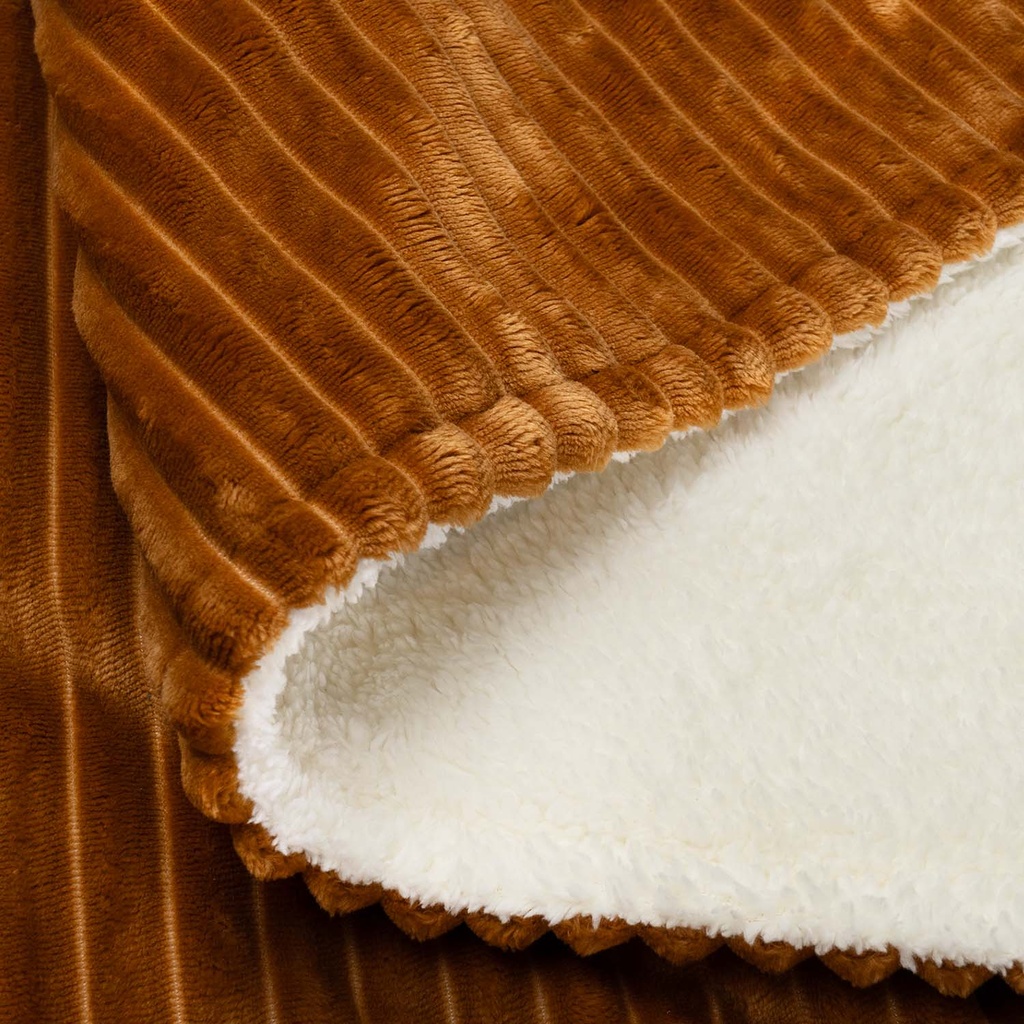 Electric Heated Plaid Koomy 180x130cm 140W Caramel