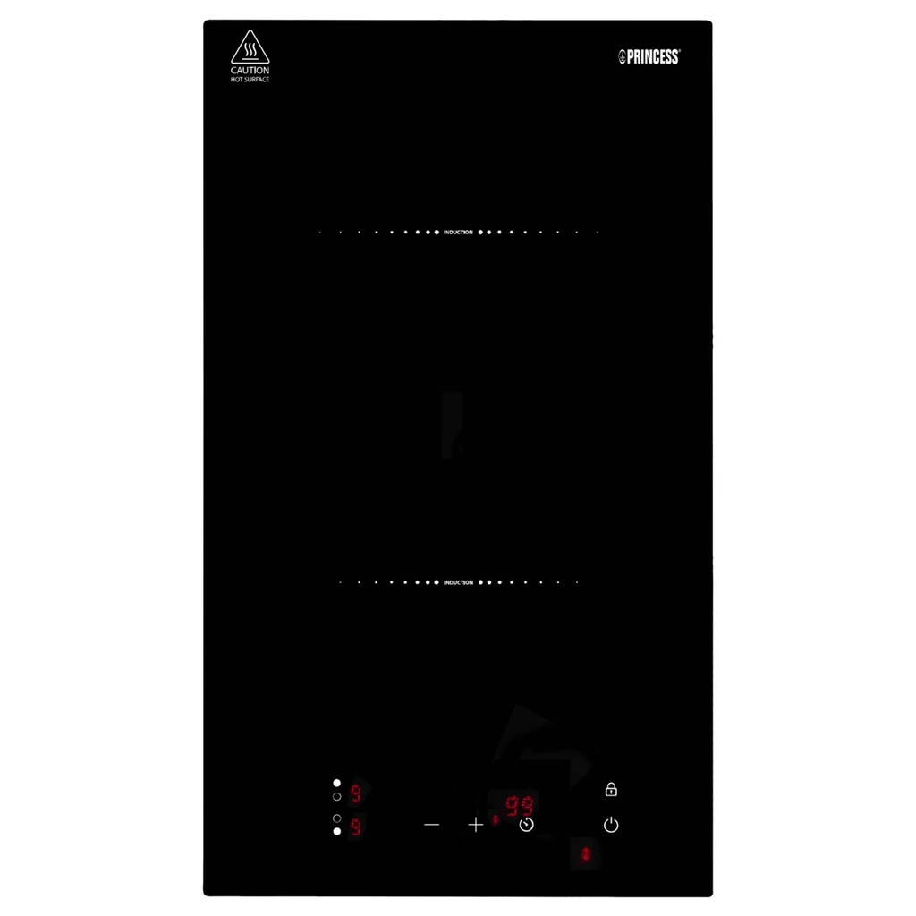 Dubbel induktionsplatta för inbyggnad 303015 mått:30X52X6,2cm