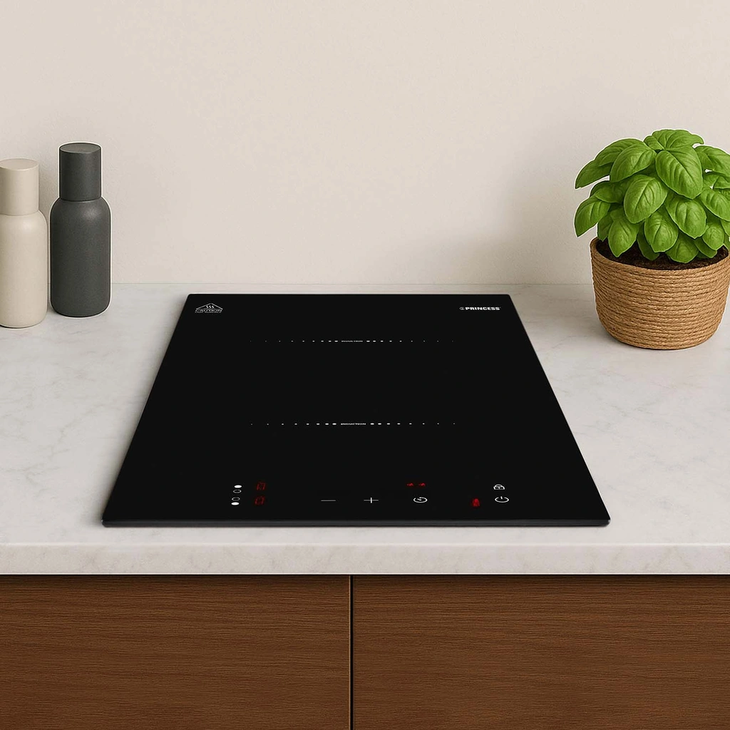 Dubbel induktionsplatta för inbyggnad 303015 mått:30X52X6,2cm