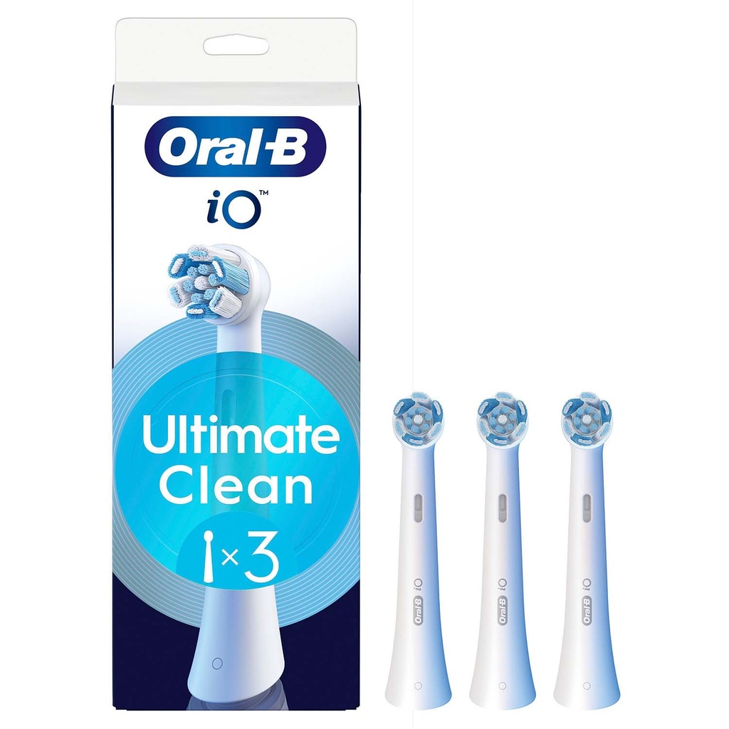 Borsthuvud iO Ultimate Clean White 3st