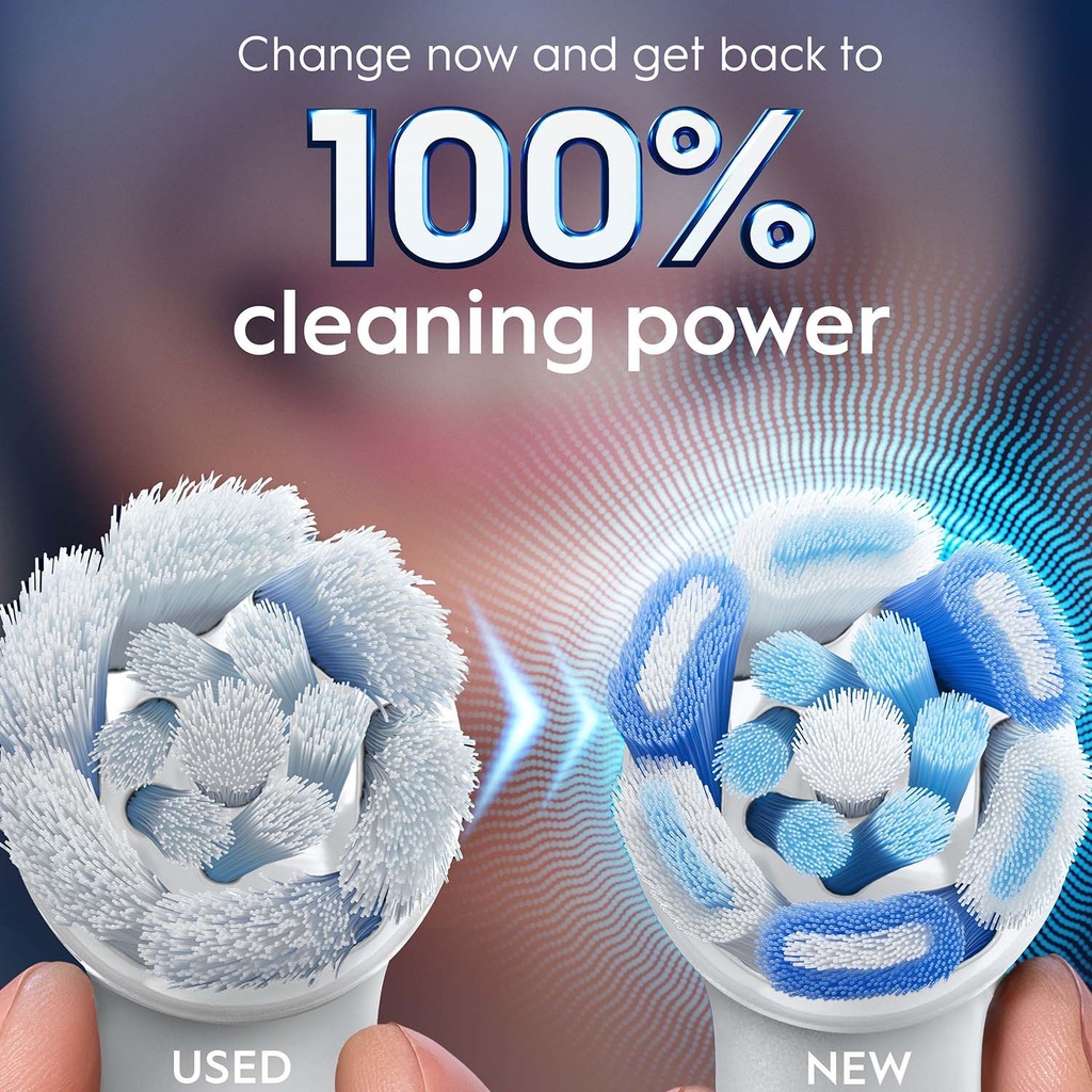 Borsthuvud iO Ultimate Clean White 3st