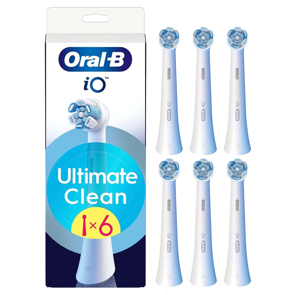 Borsthuvud iO Ultimate Clean White 6st