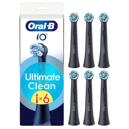Borsthuvud iO Ultimate Clean Black 6st