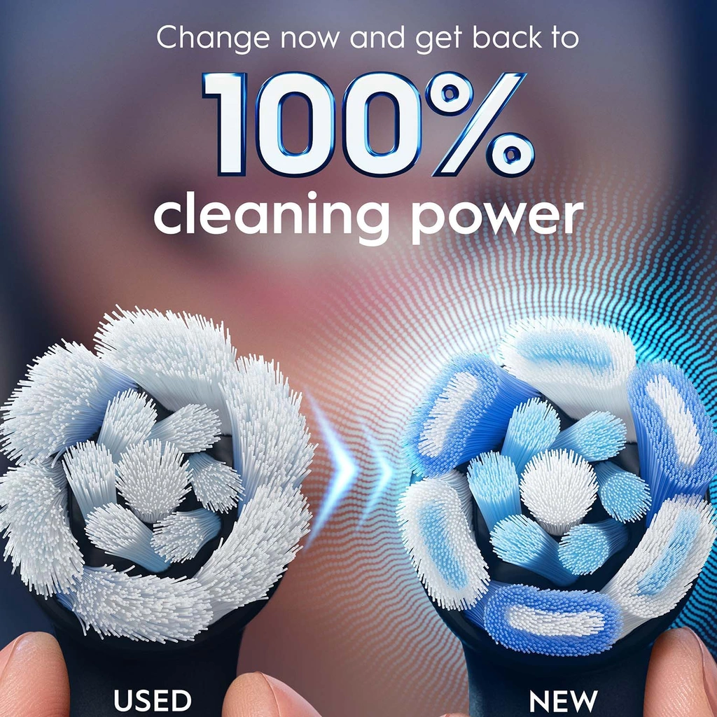 Borsthuvud iO Ultimate Clean Black 8st