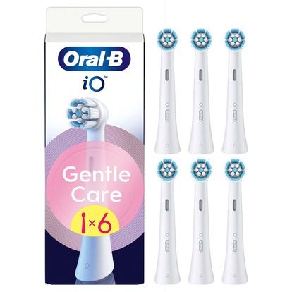 Borsthuvud iO Gentle Care White 6st