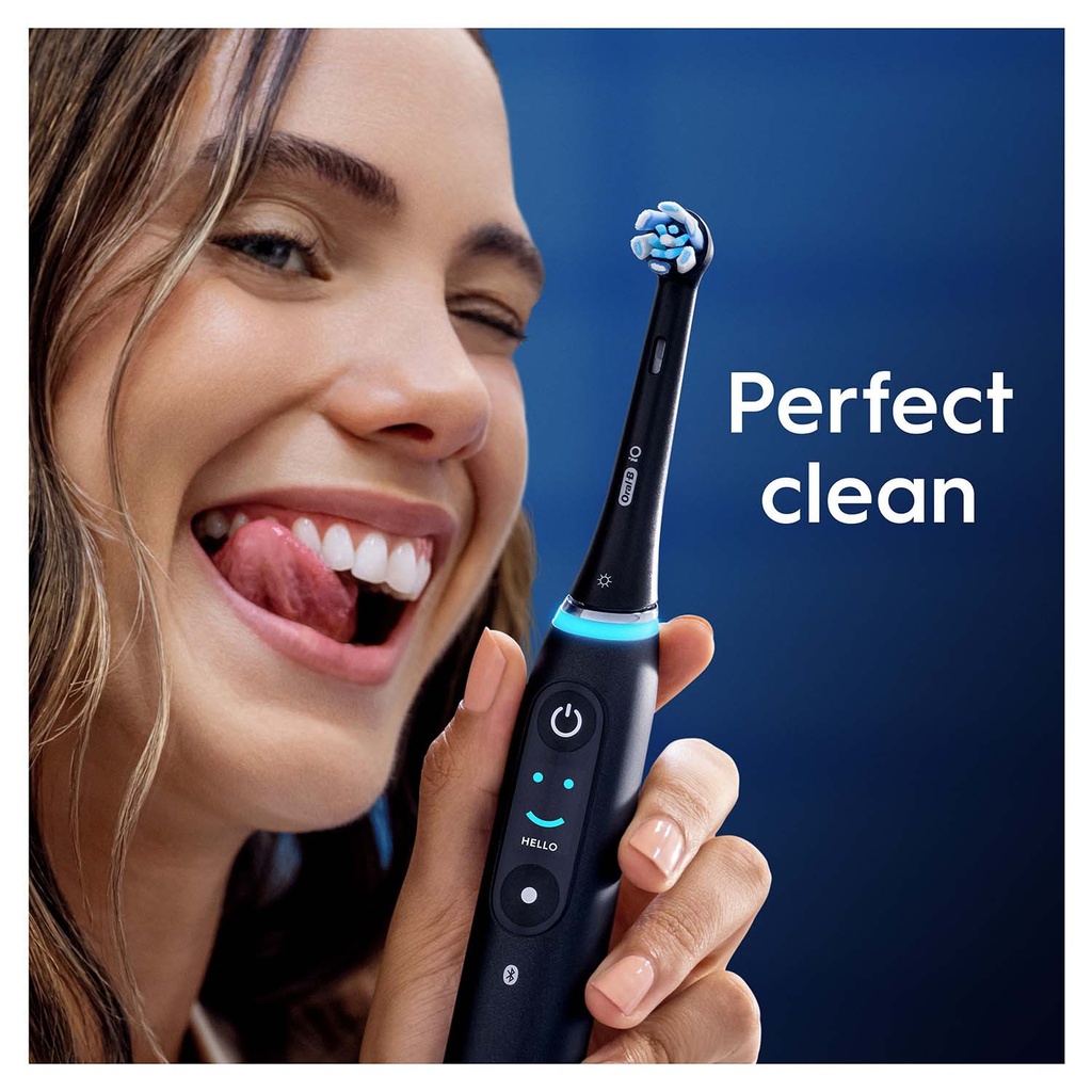 Borsthuvud iO Gentle Care Black 3st