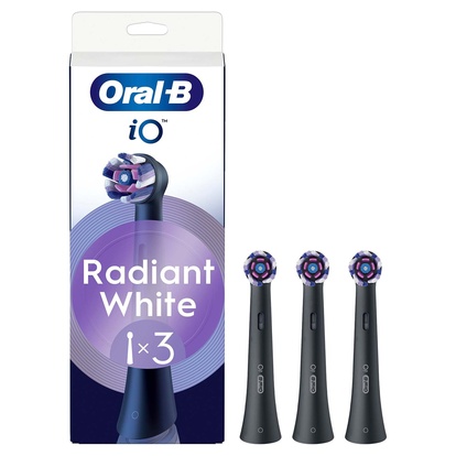 Borsthuvud iO Radiant White Black 3st