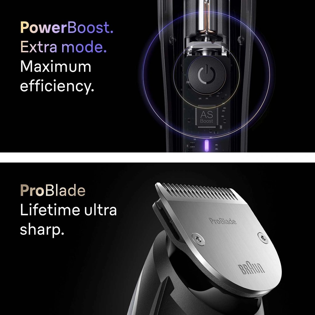 Skäggtrimmer BT 9520 Satin Chrome