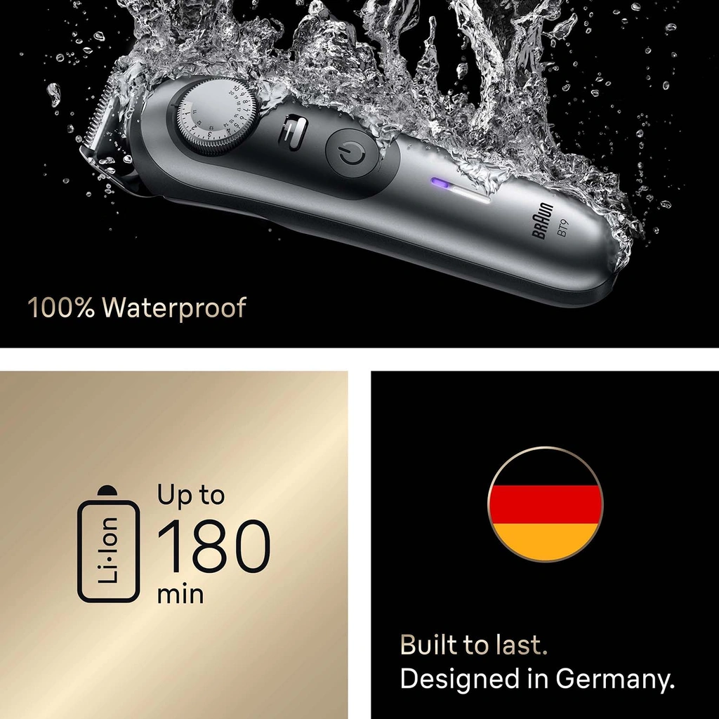 Skäggtrimmer BT 9520 Satin Chrome