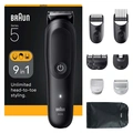 All-in-One Series 5 9in1 Grooming Kit Styler 5540 Black Matt