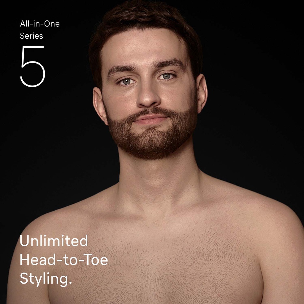 All-in-One Series 5 9in1 Grooming Kit Styler 5540 Black Matt