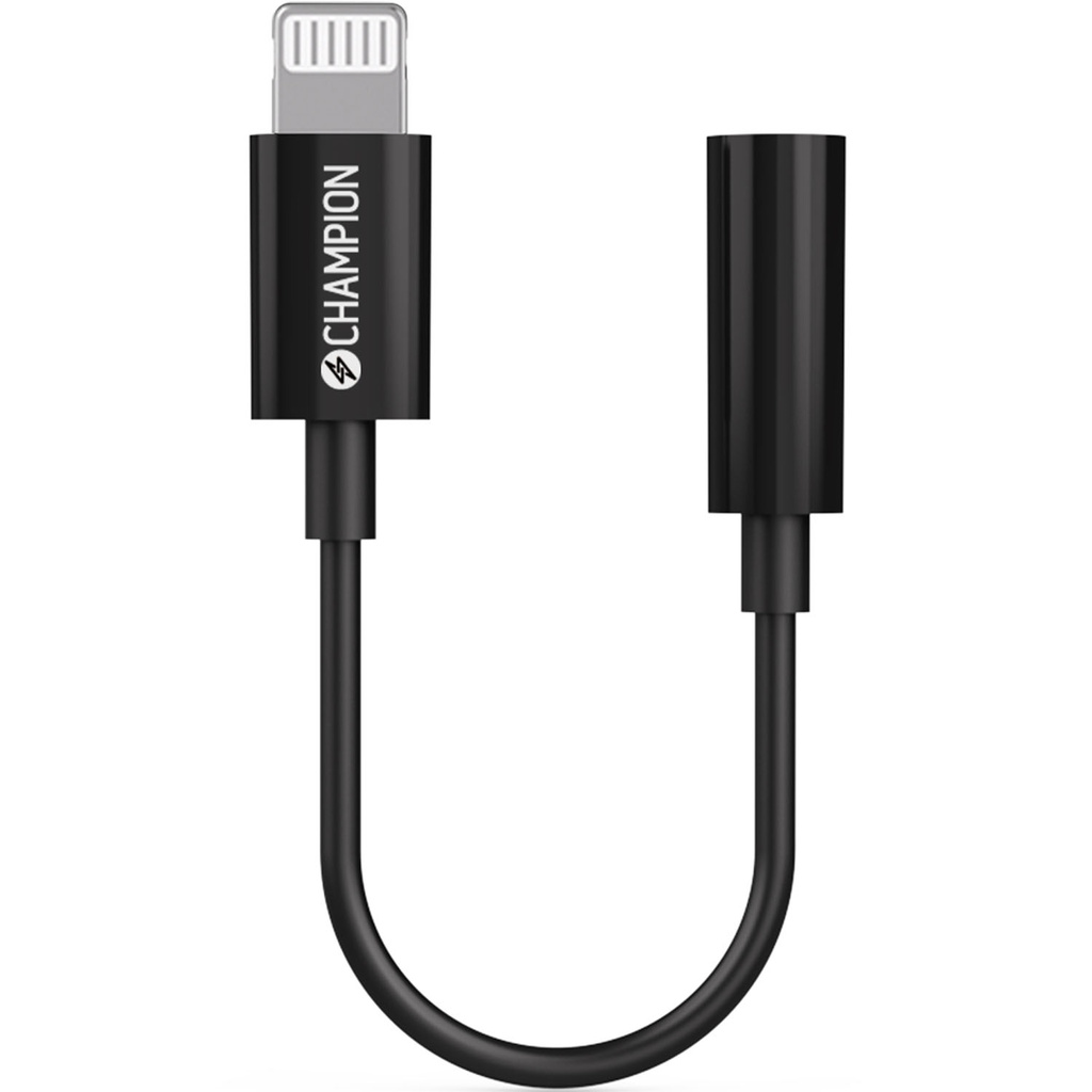 Adapter Lightning to 3,5mm Black